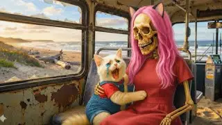 🚌💔 The School Bus Crash That Forced a Mother Cat to Choose Her Kitten&rsquo;s Life 🐱 | AI Cat Story