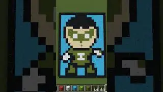 Green Lantern #rfcruz18 #relaxingminecraftparkour #satisfyingminecraft #fallingblocks