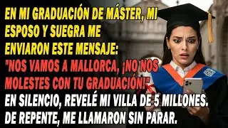 🏝️Nos Vamos A Mallorca, Tu Graduación No Es Importante!💔dijeron Mi Esposo Y Mi Suegra  Entonce