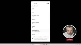 How do I change the home page in Edge mobile app
