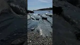 Peaceful Ocean Sounds ✌️ Hiking Aquidneck Island, Newport RI 🩵 #asmr #newengland #hiking