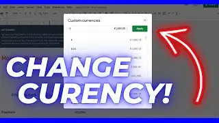 How to Change Google Sheets Currency in 1 Minute!