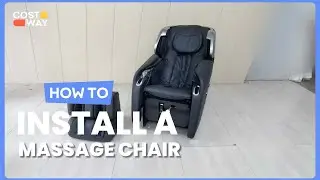 How to Install the Therapy 08-Full Body Zero Gravity Massage Chair | JL10008WL #costway #howto