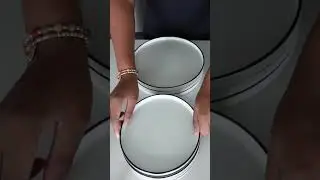 unbox my tableware with me 🍽️ | #asmr #asmrsounds #unboxing #tableware #dinnerware #amazon