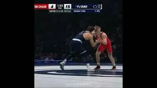 157 | No. 4 PJ Duke (PSU) FALL over, Daxton Chase (tOSU) 18-4