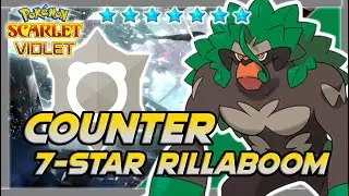 How to BEAT 7 STAR RILLABOOM in Pokemon Scarlet and Violet (9 BEST COUNTERS)