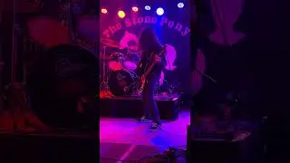 My son on bass ripping with band @ the stone pony #originalmusic #livemusic #nj #bass #guitar #metal