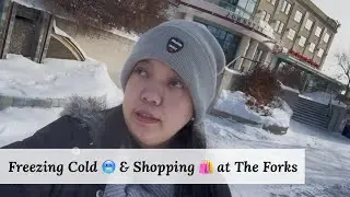 Freezing Cold & Shopping at The Forks Market 
