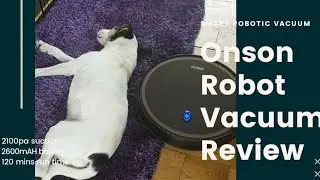 Onson Robot Vacuum F007C Unboxing and Review after one week / is it pet friendly? is it worth it?