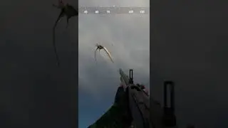 Battling A Pteradon Over The Compound