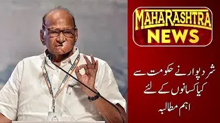 Sharad Pawar Demands Immediate Relief for Rain-Affected Farmers | MAHARASTRA NEWS |27.11.25|