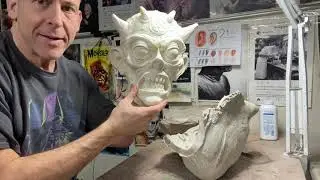 Making my Satan Junior latex mask