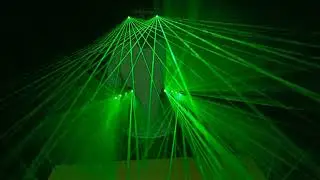 Green Laser Gloves with multiple lines
