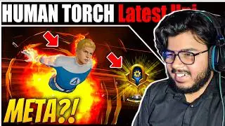 Human Torch&rsquo;s New Uniform is WORTH IT?! 🔥 Full Review & Damage Test | MFF July Update | DRaj Gaming