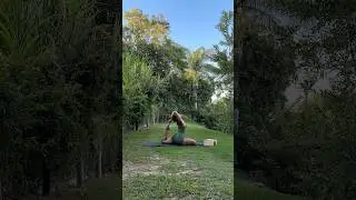 Postura da Sereia - Eka Pada Rajakapotasana.