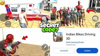 Ambulance Cheat Code In Indian Bike Driving 3d | Indian Bike Driving 3d Custom NPC Cheat Code| 