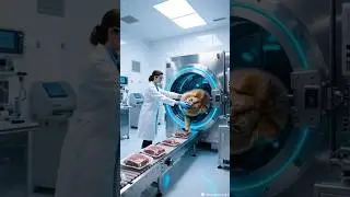 Futuristic Lab Experiment &ndash; Lion in High-Tech Machine 😱🔥