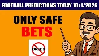 SAFE BET FOOTBALL PREDICTIONS TODAY 10/1/2025 #safebetting #footballbetting #bettingtips ⚽💸