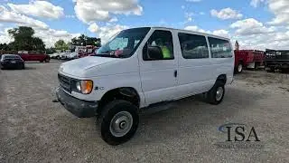 1299 - 1999 Ford Econoline 4x4 Van Will Be Sold At Auction!