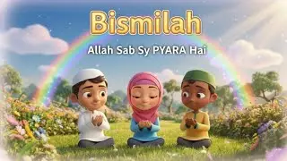 Bismillah | Allah Sab Sy Pyar Hai 💖 | Islamic Reminder  | AI Generated | Cartoon 