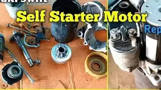 Self starter motor repair workShop #mechanical #video 