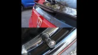 INSTALLING OEM VTEC TURBO STICKER & *NEW* VALVE STEM CAPS ON THE 2019 HONDA CIVIC TYPE R!