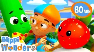 Fruits VS Vegetables | Blippi Wonders | Rescue Adventures