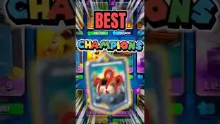 THE BEST CHAMPIONS IN CLASH ROYALE! #clashroyale #supercell #gaming