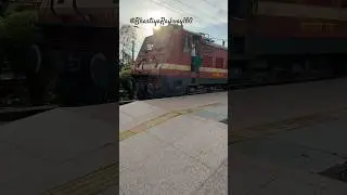 TKD WAP-4😍Loud Horn📯#railway #indianrailways #train #shorts #trending #viral #wap4 #horn #rail