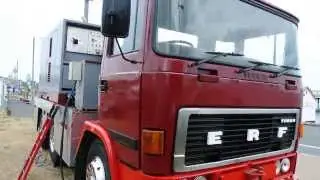 Classic ERF Generator Lorry at Paignton Fair 2013