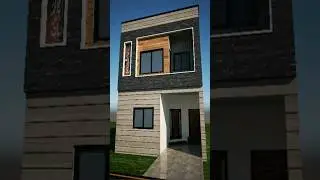 3 MARLA HOUSE MAP AND FRONT ELEVATION #grand_skills