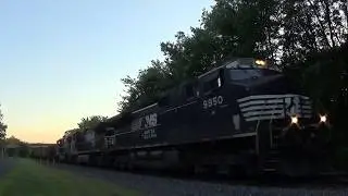 NS 9950 leads NS 507/CSAO PA-40 in Bridgeport & Thorofare NJ on 6/1/17