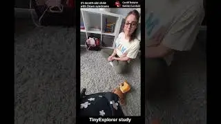 Baby headcam - 31-month-old with Down syndrome (TinyExplorer study, Cardiff Babylab)