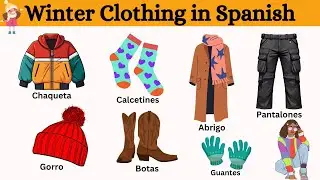 Winter Clothing Vocabulary in Spanish