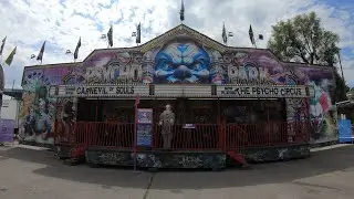 Psycho Park: Carnival Ghost Train | Nashville Fair 2023 DarkRide POV