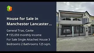 House for Sale in Manchester Lancaster New City General Trias Cavite