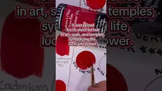 Out the Tube: Chinese Vermilion #painting #red #colorstudy #colortheory #arthistory #arttips #oil