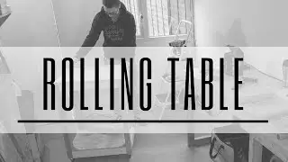 Rolling Workshop Table