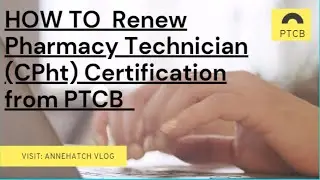 How to renew Pharmacy Technician Certification  from PTCB, After completing 20 hours CE credits?
