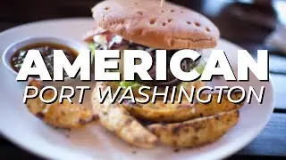 PORT WASHINGTON most delicious AMERICAN RESTAURANTS | Food Tour of Port Washington, New York