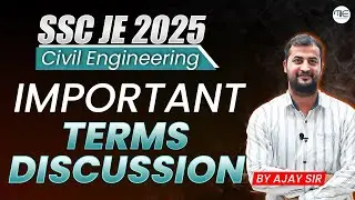 SSC JE 2025 | Important Terms of Civil Engineering | Liquefaction/Quick sand Condition by Ajay Sir.