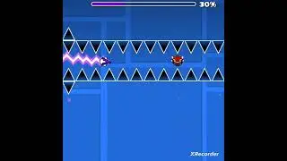 EASY VS IMPOSSIBLE WAVE CHALLENGE IN GEOMETRY DASH #geometrydash#wave#easy#impossible#gd#shorts