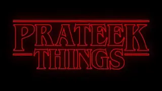 Stranger Things Title Sequence || After Effects || Title Animation