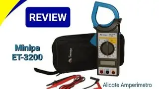 Review | Alicate Amperímetro 1000A AC  Minipa ET-3200