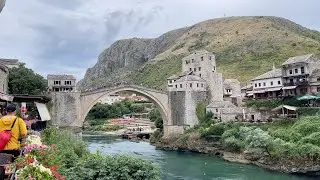 Visiting the Old Town of Mostar and STARI MOST BRIDGE in Bosnia and Herzegovina!