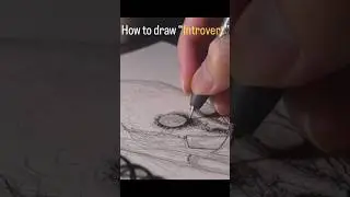 Introvert | Aesthetic Artist | #art #drawing #artist #shorts