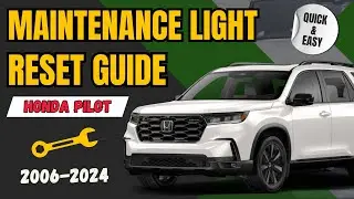 Сброс индикатора обслуживания масла Honda Pilot 2006–2024 годов стал невероятно простым 🛠 Руковод...