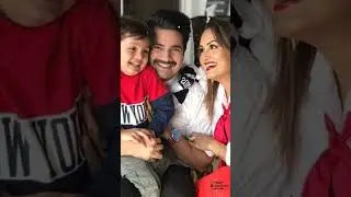 karan Mehra with son kavish x wife Nisha rawal|#karanmehra #shorts #trending