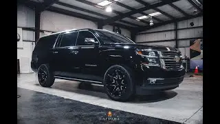 Detailing / Modifying Heavily Damaged 2020 Chevy Suburban with Paint Correction + TUFF Wheel Install