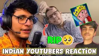 Indian Youtubers React on Technoblade death l Technoblade Death reaction | RIP @Technoblade